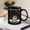Couple Kissing I Like My Coffee Hot & Inside Me - Gift For Couples - Personalized Mug Couple Kissing I Like My Coffee Hot & Inside Me - Gift For Couples - Personalized Mug