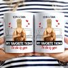 Couple Kissing My Favorite Thing To Do Is You - Gift For Couples - Personalized Mug Couple Kissing My Favorite Thing To Do Is You - Gift For Couples - Personalized Mug