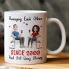 Couple Mug High Clarity Beautiful Surprise Design Sturdy and Durable Memorial Gift