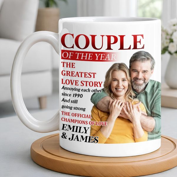 Couple Of The Year, The Greatest Love Story, Champions Of Love - Personalized Custom Coffee Mug - CPL1199_MG Couple Of The Year, The Greatest Love Story, Champions Of Love - Personalized Custom Coffee Mug - CPL1199_MG