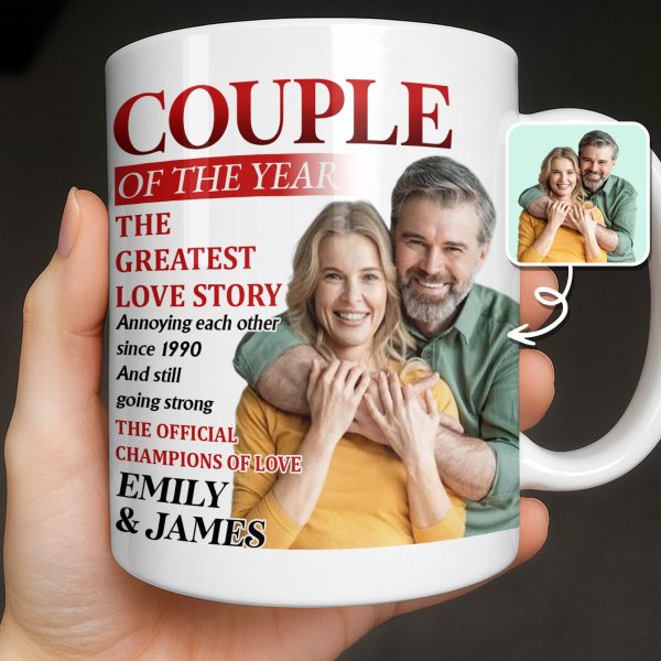 Couple Of The Year, The Greatest Love Story, Champions Of Love - Personalized Custom Coffee Mug - CPL1199_MG Couple Of The Year, The Greatest Love Story, Champions Of Love - Personalized Custom Coffee Mug - CPL1199_MG