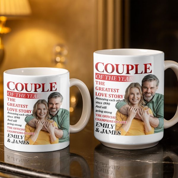 Couple Of The Year, The Greatest Love Story, Champions Of Love - Personalized Custom Coffee Mug - CPL1199_MG Couple Of The Year, The Greatest Love Story, Champions Of Love - Personalized Custom Coffee Mug - CPL1199_MG