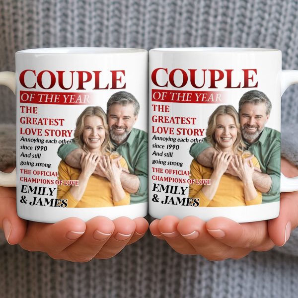 Couple Of The Year, The Greatest Love Story, Champions Of Love - Personalized Custom Coffee Mug - CPL1199_MG Couple Of The Year, The Greatest Love Story, Champions Of Love - Personalized Custom Coffee Mug - CPL1199_MG