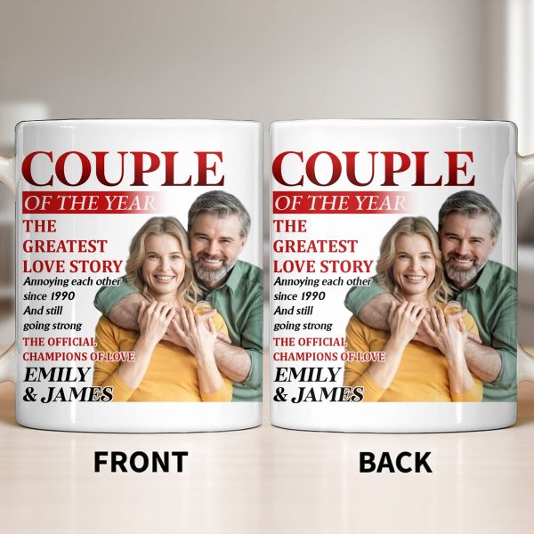 Couple Of The Year, The Greatest Love Story, Champions Of Love - Personalized Custom Coffee Mug - CPL1199_MG Couple Of The Year, The Greatest Love Story, Champions Of Love - Personalized Custom Coffee Mug - CPL1199_MG