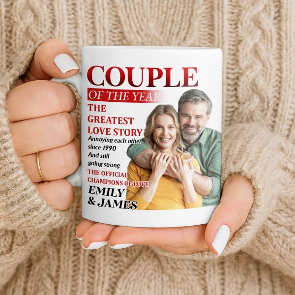 Couple Of The Year, The Greatest Love Story, Champions Of Love - Personalized Custom Coffee Mug - CPL1199_MG Couple Of The Year, The Greatest Love Story, Champions Of Love - Personalized Custom Coffee Mug - CPL1199_MG