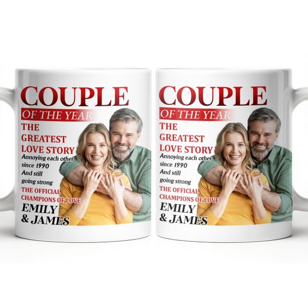 Couple Of The Year, The Greatest Love Story, Champions Of Love - Personalized Custom Coffee Mug - CPL1199_MG Couple Of The Year, The Greatest Love Story, Champions Of Love - Personalized Custom Coffee Mug - CPL1199_MG
