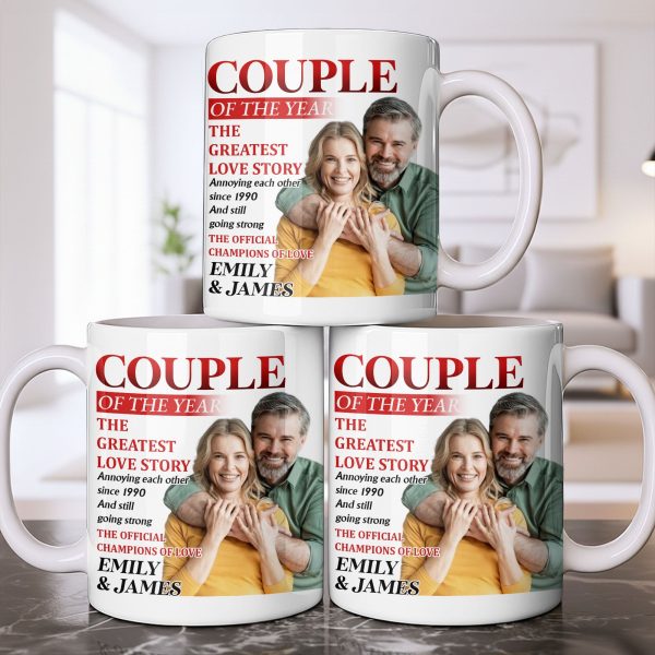 Couple Of The Year, The Greatest Love Story, Champions Of Love - Personalized Custom Coffee Mug - CPL1199_MG Couple Of The Year, The Greatest Love Story, Champions Of Love - Personalized Custom Coffee Mug - CPL1199_MG