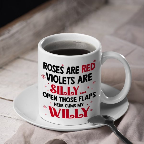 Couple, Roses Are Red Here, Personalized Coffee Mug, Christmas Gifts For Couple Couple, Roses Are Red Here, Personalized Coffee Mug, Christmas Gifts For Couple