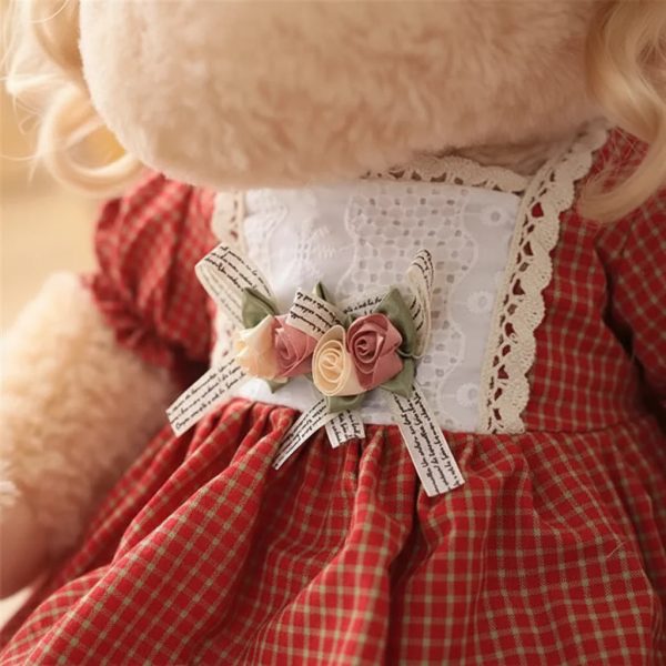 Couple Teddy Bear Plush Dolls in Dress