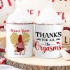Couple, Thanks For All, Personalized Accent Mug, Christmas Gifts For Couple