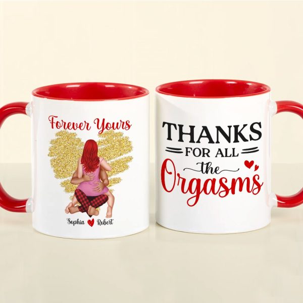 Couple, Thanks For All, Personalized Accent Mug, Christmas Gifts For Couple