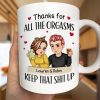Couple Thanks For All The Orgasms - Personalized Mug Couple Thanks For All The Orgasms - Personalized Mug