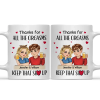 Couple Thanks For All The Orgasms - Personalized Mug Couple Thanks For All The Orgasms - Personalized Mug