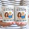 Couple Thanks For All The Orgasms - Personalized Mug Couple Thanks For All The Orgasms - Personalized Mug