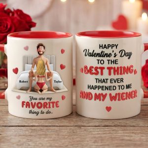 Couple The Best Thing Accent Mug - Personalized Gifts For Couple 02kiti270126