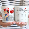 Couple The Day Our Journey Began - Personalized Mug Couple The Day Our Journey Began - Personalized Mug
