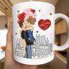 Couple The Day Our Journey Began - Personalized Mug Couple The Day Our Journey Began - Personalized Mug