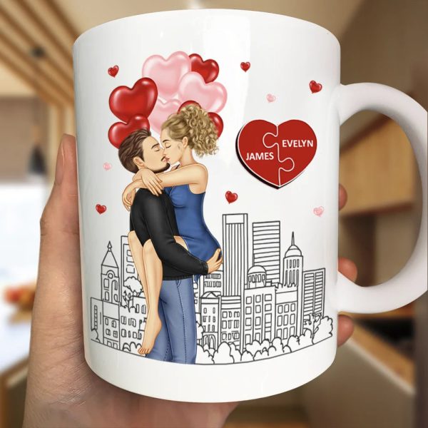 Couple The Day Our Journey Began - Personalized Mug Couple The Day Our Journey Began - Personalized Mug