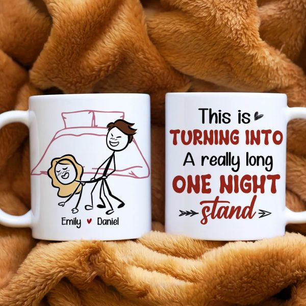 Couple, This Is Turning Into A Really Long One Night Stand, Personalized Mug, Couple Mug Couple, This Is Turning Into A Really Long One Night Stand, Personalized Mug, Couple Mug