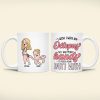 Couple, Touch Your Butt, Personalized Coffee Mug, Valentine Gift, Couple Gift