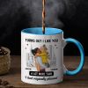 Couple Turns Out I Like You A Lot More - Gift For Couples - Personalized Accent Mug Couple Turns Out I Like You A Lot More - Gift For Couples - Personalized Accent Mug