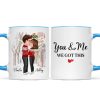 Couple Under Mistletoe We Got This Christmas Personalized Mug Couple Under Mistletoe We Got This Christmas Personalized Mug