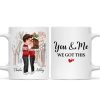 Couple Under Mistletoe We Got This Christmas Personalized Mug Couple Under Mistletoe We Got This Christmas Personalized Mug