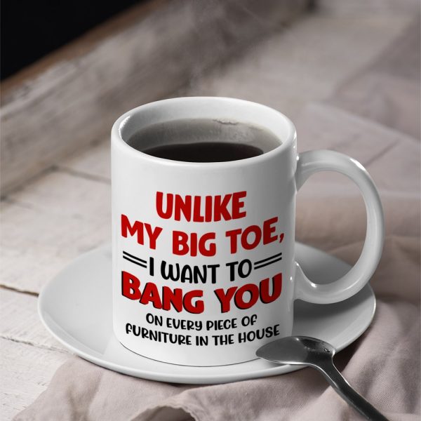 Couple, Unlike My Big Toe, Personalized Coffee Mug, Gifts For Couple Couple, Unlike My Big Toe, Personalized Coffee Mug, Gifts For Couple
