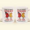 Couple You Are My Favorite Human Bean - Personalized Mug