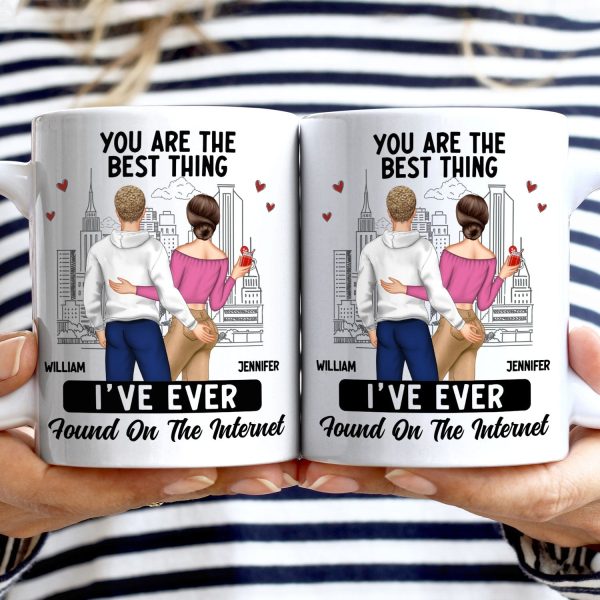 Couple You Are The Best Thing I Have Found Online - Gift For Couples - Personalized Mug Couple You Are The Best Thing I Have Found Online - Gift For Couples - Personalized Mug