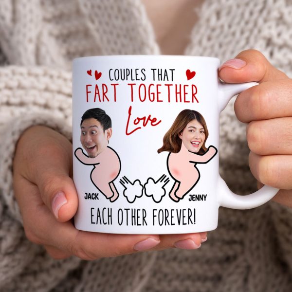 Couples - Love Each Other Forever, Funny Custom Face Coffee Mug, Gift For Couple, Valentine's Gifts