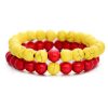 Couples Beaded Crown Bracelet Set Couples Beaded Crown Bracelet Set