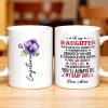Courage And Love Message From Mom To Daughter - Personalized Custom Coffee Mug - DAU102_MG Courage And Love Message From Mom To Daughter - Personalized Custom Coffee Mug - DAU102_MG