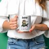 Cowboy Frog And Turtle Personalized Mug, Sarcastic Quote Gift With Custom Name Cowboy Frog And Turtle Personalized Mug, Sarcastic Quote Gift With Custom Name