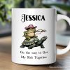 Cowboy Frog And Turtle Personalized Mug, Sarcastic Quote Gift With Custom Name Cowboy Frog And Turtle Personalized Mug, Sarcastic Quote Gift With Custom Name