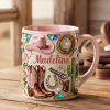 Cowgirl Accent Mug - Personalized Gifts For Cowgirl 05hymg230126 Cowgirl Accent Mug - Personalized Gifts For Cowgirl 05hymg230126