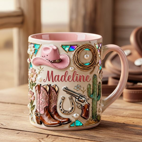 Cowgirl Accent Mug - Personalized Gifts For Cowgirl 05hymg230126 Cowgirl Accent Mug - Personalized Gifts For Cowgirl 05hymg230126