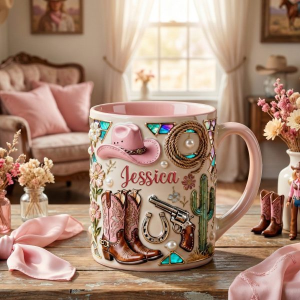 Cowgirl Accent Mug - Personalized Gifts For Cowgirl 05hymg230126 Cowgirl Accent Mug - Personalized Gifts For Cowgirl 05hymg230126