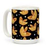 Crab Rangoons Pattern Black Coffee Mug Crab Rangoons Pattern Black Coffee Mug