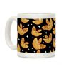 Crab Rangoons Pattern Black Coffee Mug Crab Rangoons Pattern Black Coffee Mug