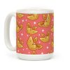 Crab Rangoons Pattern Red Coffee Mug Crab Rangoons Pattern Red Coffee Mug