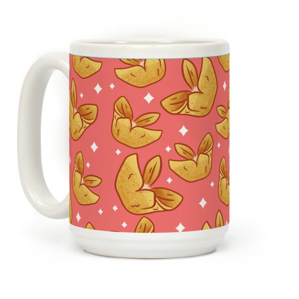 Crab Rangoons Pattern Red Coffee Mug Crab Rangoons Pattern Red Coffee Mug