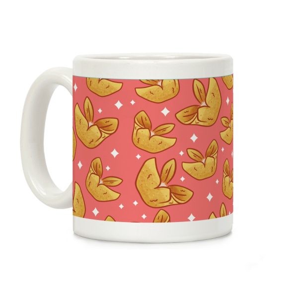 Crab Rangoons Pattern Red Coffee Mug Crab Rangoons Pattern Red Coffee Mug