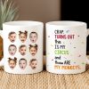 Crap Turns Out This Is My Circus, Personalized Coffee Mug Upload Photo, Little Kid Monkey Mug Crap Turns Out This Is My Circus, Personalized Coffee Mug Upload Photo, Little Kid Monkey Mug