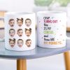 Crap Turns Out This Is My Circus, Personalized Coffee Mug Upload Photo, Little Kid Monkey Mug Crap Turns Out This Is My Circus, Personalized Coffee Mug Upload Photo, Little Kid Monkey Mug