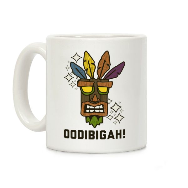 Crash Aku-Aku Mask Coffee Mug Crash Aku-Aku Mask Coffee Mug
