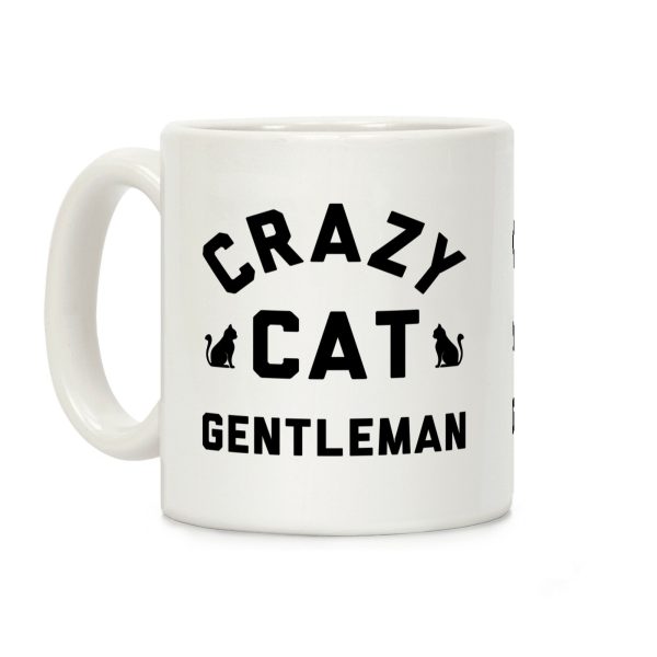 Crazy Cat Gentleman Coffee Mug Crazy Cat Gentleman Coffee Mug