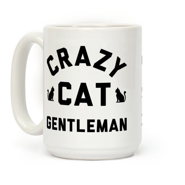 Crazy Cat Gentleman Coffee Mug Crazy Cat Gentleman Coffee Mug