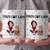 Crazy Cat Lady - Personalized Mug - Gift for Pet Owners, Pet Lovers, Cat Mom | CLP15 NH96