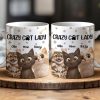Crazy Cat Lady - Personalized Mug Crazy Cat Lady - Personalized Mug